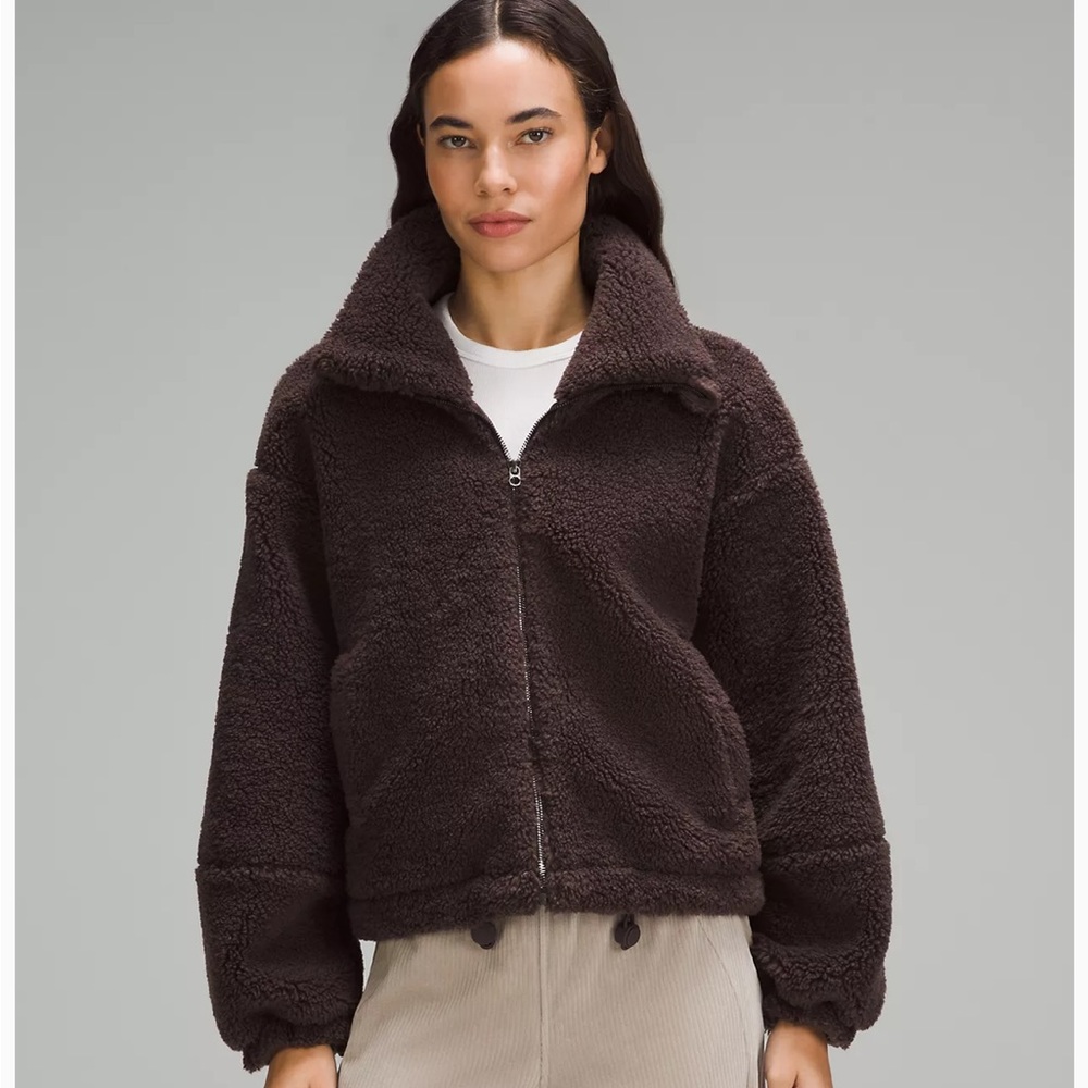Lululemon Cinchable Fleece Zip Up